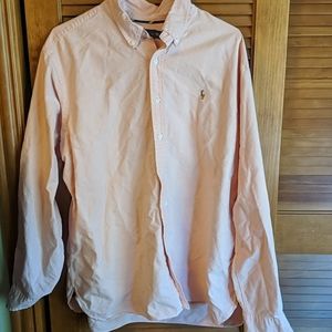 Ralph Lauren Pink Button Down Classic Fit Size XXL